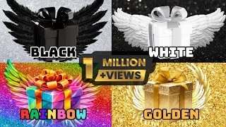 Choose Your Gift from 4 🎁😍 Black White Rainbow or Golden 🖤🤍🌈👑 How Lucky Are You 😱 GlamQuiz [upl. by Cusack435]