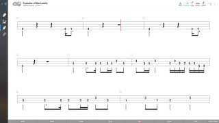 The Raconteurs  Consoler Of The Lonely BASS TAB PLAY ALONG [upl. by Atileda]