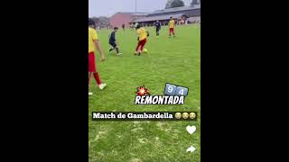 Il réalise ce geste en plein match de Gambardella 😭 footballshorts gambardella football foot [upl. by Llehsem]