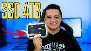 Comprei um SSD de 4TB Samsung 860 EVO 4TB [upl. by Ardnik]