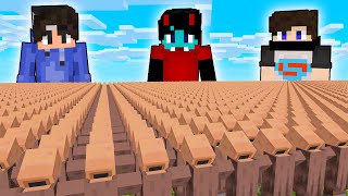 Best of SAVING 10000 VILLAGERS in Minecraft [upl. by Enimisaj]