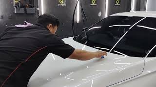 nano ceramic coating double layer civic 2024 [upl. by Meedan]