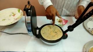 Roti Maker Par Aloo Parata Demo [upl. by Nilyaj]