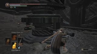 DARK SOULS 3 How to turn off giant great arrow in Smoldering Lake Easiest and quickest way [upl. by Nymzaj]