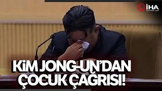 Kuzey Kore Lideri Kim Ağlayarak Annelere Seslendi Çocuk Yapın [upl. by Barry]