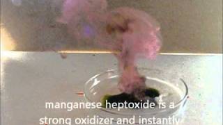 manganese heptoxide [upl. by Aneema]