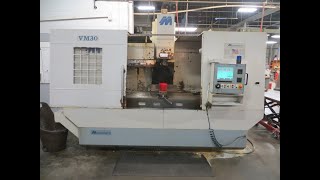 Milltronics VM30 Series H CNC Vertical Machining Center with Centurion 6 CNC Control and More [upl. by Erialc]