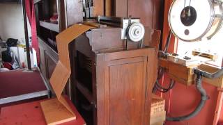 Fairground organ plays from punched cards [upl. by Leibman]