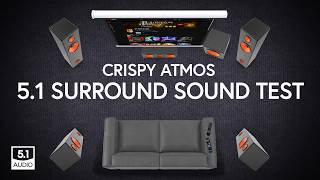 Crispy 51 Atmos Surround Sound Audio Test DD [upl. by Zobe]