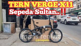 Review Sepeda Lipat Sultan Tern Verge X11  Sram 11speed [upl. by Harriet]