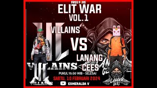 🔴 LIVE ELITE WAR VOL1  CLASH SQUAD  FREEFIRE INDONESIA  100124 [upl. by Ytsur]