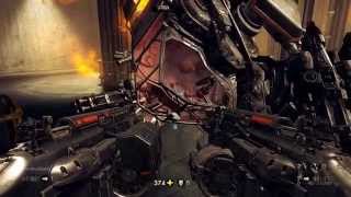 Wolfenstein The New Order  Final Boss Deathshead on UBER Difficulty  835 HP Overcharging Guide [upl. by Ase]