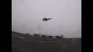 Low visibility landings onboard CVN71 [upl. by Eirahs190]