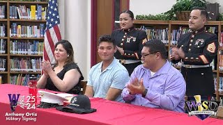 4252024  Weslaco High School  Anthony Oritz Military Signing [upl. by Madalena]