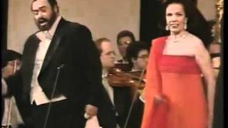 Pavarotti  30th annivarsary Gala  Tosca Duo Kabaivanska amp Pavarotti [upl. by Ondrea]