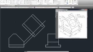 AutoCAD Auxiliary views [upl. by Starks]