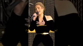 Emotional Hello at Las Vegas WEEKEND 40 adele weekendswithadele concert highlights shorts fyp [upl. by Newell]