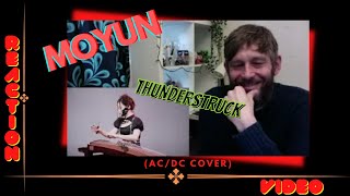 MOYUN  THUNDERSTRUCK ACDC COVER  REACTION VIDEO [upl. by Gaither]