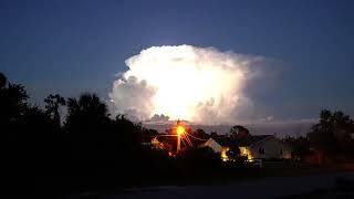 Cumulonimbus Cloud in Southwest Florida June 2023 [upl. by Ekihc]