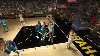 NBA2K24 Mi carrera  Partido clave en la máxima dificultad contra los Hornets de Brandon Miller [upl. by Tjon]