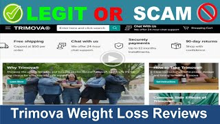 Trimova Weight Loss Reviews  Jun 2024 Beware of Scam Watch Now [upl. by Mrots]