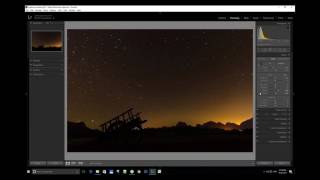 Post processing star trails  Basic editing in lightroom [upl. by Eihcra]