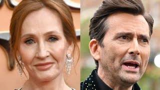 Harry Potter fans turn on JK Rowling for goading David Tennant with ‘uncalled for’ swipe [upl. by Caren]