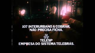 Telesp quotInterurbano a Cobrarquot  HD Propaganda  Anos 80 [upl. by Siladnerb]