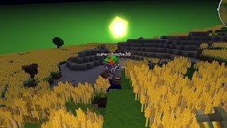 Minecraft  Race To The Moon  Wheat Land 41 [upl. by Adiuqal598]