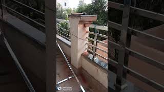 Stainless steel railing works Varanasi ssrailing balconydecor [upl. by Rainer]