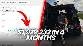 How I Made Over 1929232 In 4 Months Dropshipping Q4 Playbook [upl. by Nylirem]