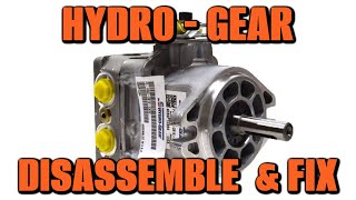 Hydro Gear  How To Repair  Disassembly amp Fix [upl. by Anoi]