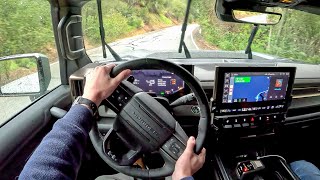 2024 GMC Hummer EV SUV  Rainy POV First Drive Binaural Audio [upl. by Barker]