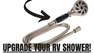 Affordable DIY RV Shower Head Install Oxygenics Fury [upl. by Aiuqcaj]