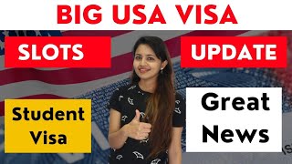 Visa Slots are Finally Open F1 F2 B1B2 J1 J2 M1 M2 [upl. by Mosora]