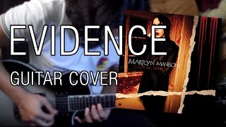 Marilyn Manson  Evidence Chorus  Solo Guitar Cover [upl. by Antrim]