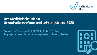 Der Medizinische Dienst  Organisationsreform und Leistungsbilanz 2020 [upl. by Sherman229]