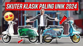 LAMBRETTA GENERASI BARU  ROYAL ALLOY GP125 amp GP180 YOUTH EDITION  WALKAROUND COMPARISON [upl. by Adnilre]