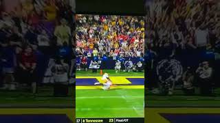 Death Valley miracle lsufootball olemissfootball collegefootball [upl. by Yurik]