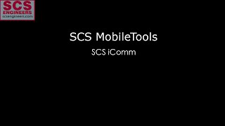 SCS MobileTools SCSiComm Overview [upl. by Nrobyalc]