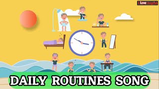 Daily Routine Song What do you do in the morning  Daily activities Song [upl. by Gaye]