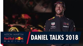 Daniel Ricciardo previews the 2018 F1 season [upl. by Tezile]