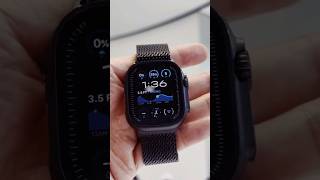 Apple watch ultra 2 black milanese loop applewatch shorts [upl. by Rettuc135]