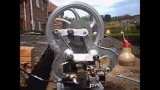 Atkinson gas engine in slow motion [upl. by Yelich687]