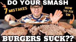 The Biggest Smash Burger Mistakes Beginners Make  And how to fix them [upl. by Amara]