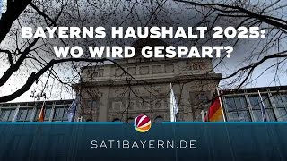 Bayerns Haushalt 2025 Wo wird investiert und wo gespart [upl. by Harriott]