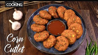 Crispy Corn Cutlet Recipe  Evening Snacks Recipe  Sweet Corn Vada  Corn Patties  Corn Recipes [upl. by Gnoc84]