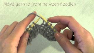 Knitting How to Rib Continental Style [upl. by Eussoj]