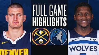 NUGGETS at TIMBERWOLVES  FULL GAME HIGHLIGHTS  March 19 2024 [upl. by Crysta]