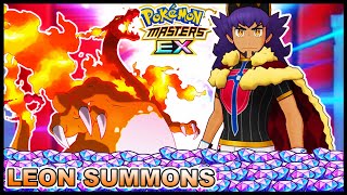 12 5 Star Rates So Many 5 Stars Leon amp Charizard Master Fair Summons Live  Pokemon Masters EX [upl. by Ynhoj]